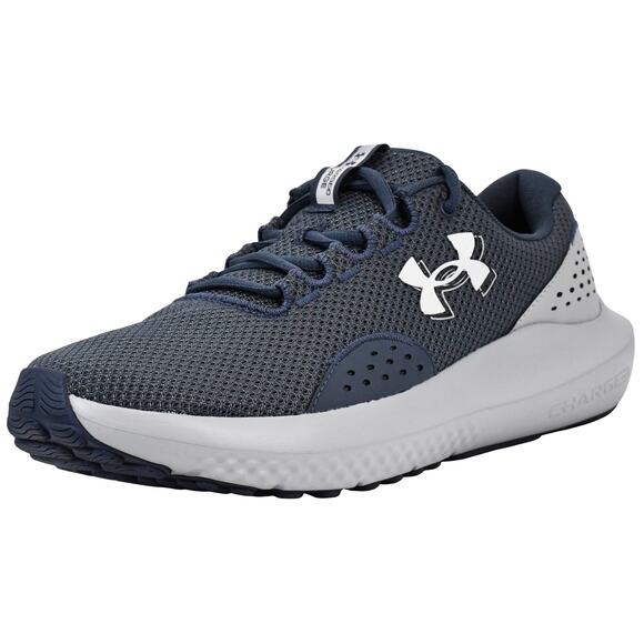 NWT Under Armour Men’s Charged Surge 4 Running Shoes Gray Size 9